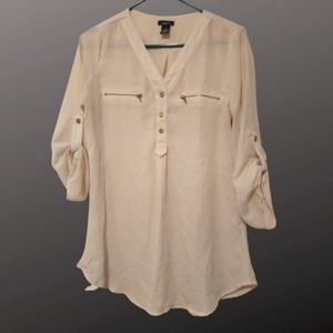 Rue 21 Cream Blouse